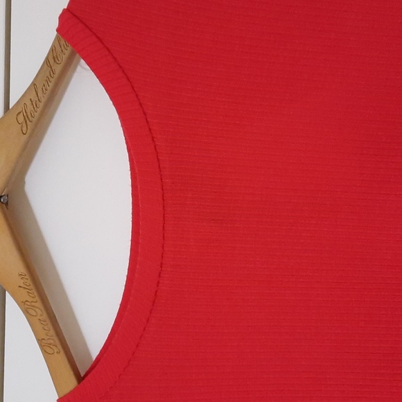 NWT Xtraordinary  MELON/DENIM Tunic Top SZ L - Picture 2 of 8